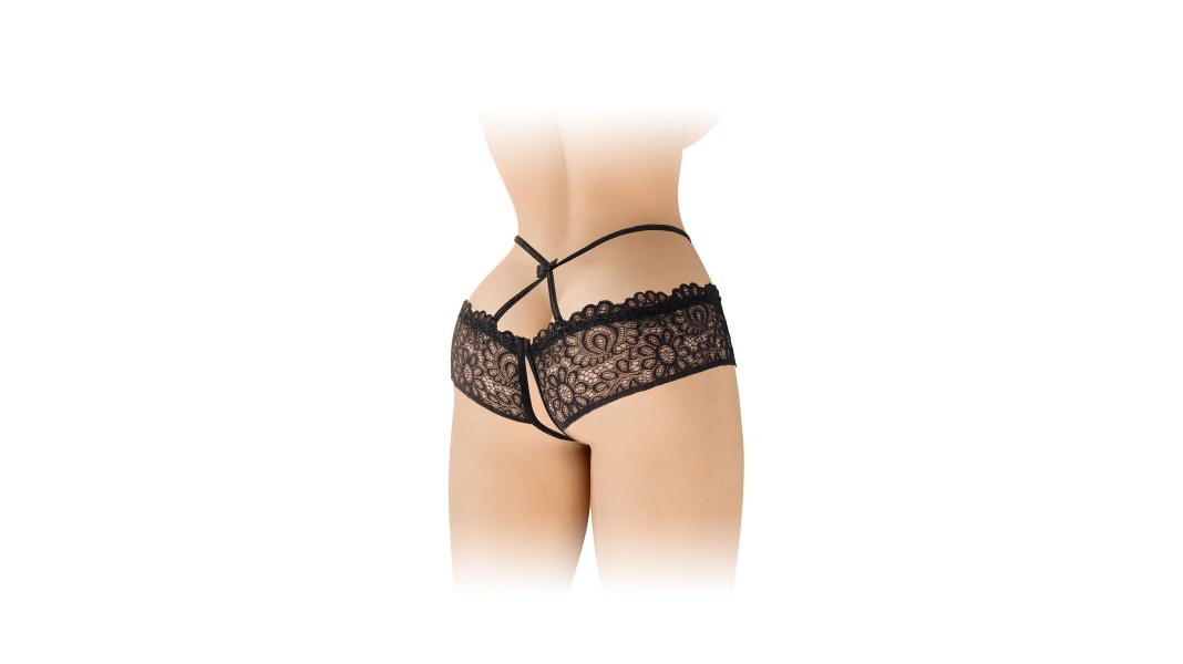 Еротичні трусики з відкритим доступом Fashion Secret Celia Black