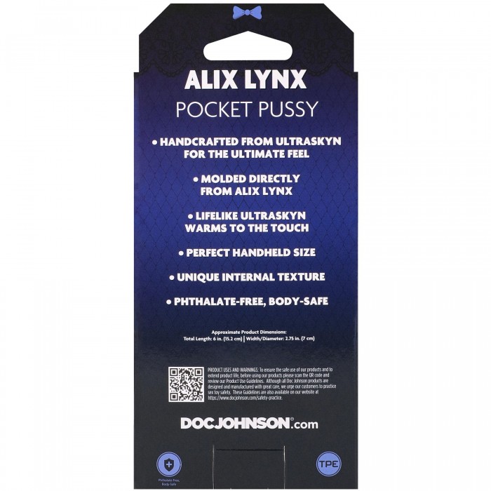 Мастурбатор Doc Johnson Alix Lynx (Вагина)