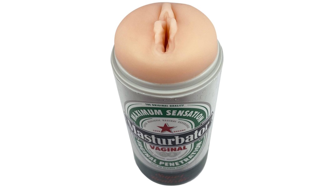 Мастурбатор-вагина Alive Heineken Vagina II в виде банки пива