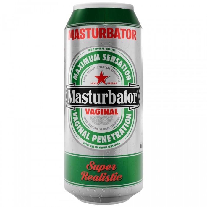 Мастурбатор-вагина Alive Heineken Vagina II в виде банки пива