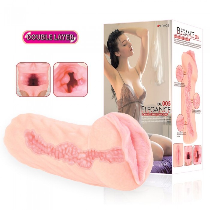 Мастурбатор вагіна Kokos Elegance 005 Double Layer