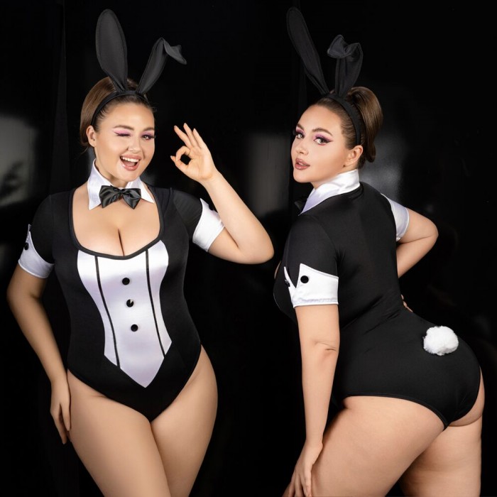 Эротический костюм зайки JSY P61102, размер Plus Size