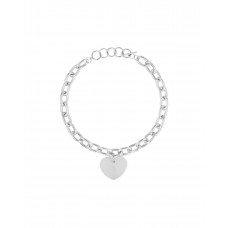 Цепочка на шию з серцем Obsessive Corrosis necklace, Сріблястий