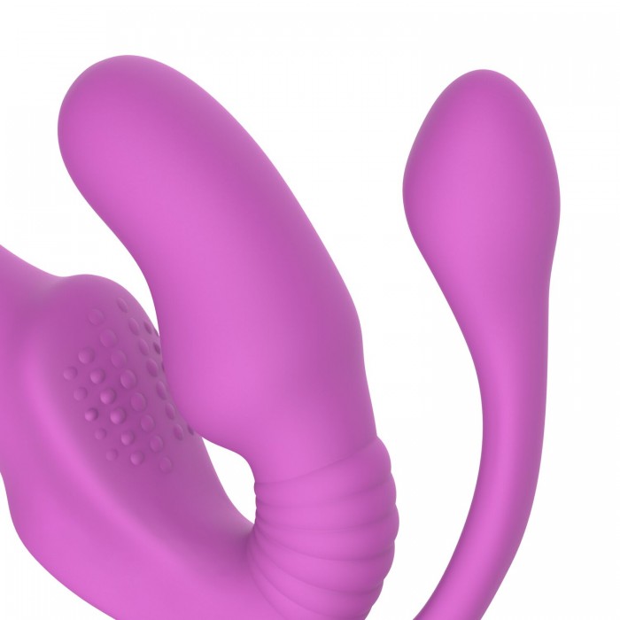 Безремневий страпон з анальною вставкою Teazers Strapless Strap-On with Anal Plug