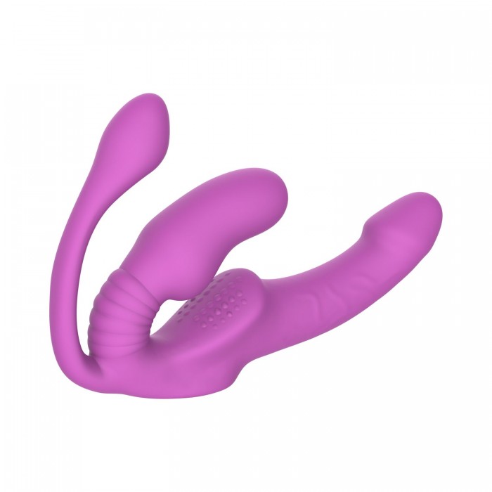 Безремневий страпон з анальною вставкою Teazers Strapless Strap-On with Anal Plug