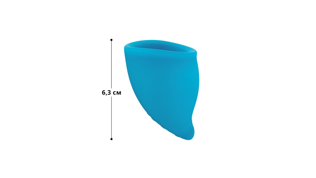 Менструальная чаша Fun Factory FUN CUP SIZE A, бирюзовая