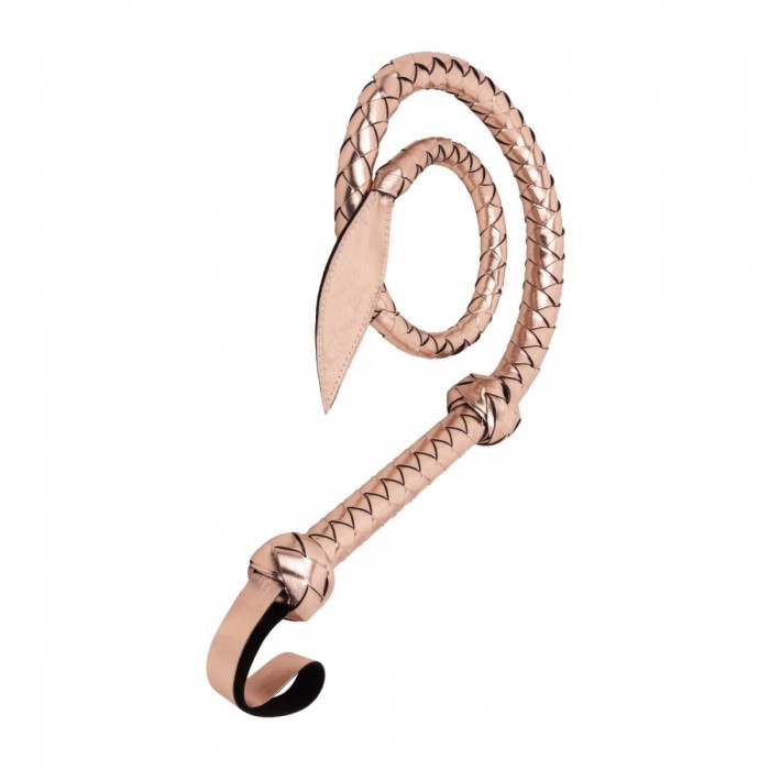 Плеть БДСМ Rosy Gold Kinky Whip