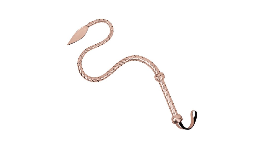 Плеть БДСМ Rosy Gold Kinky Whip