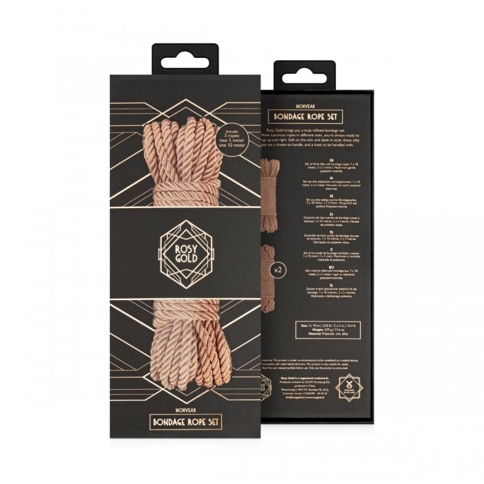 Набір мотузок для Шибарі Rosy Gold - Bondage Rope Set
