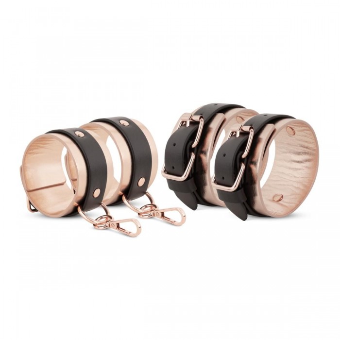 Фіксатор рук та ніг для ліжка Rosy Gold - Under-Mattress Restraint Set