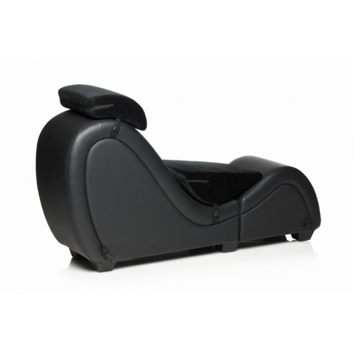 Секс-крісло з подушками Master Series Kinky Sex Lounge with Cushions, Чорний