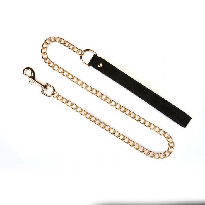 Ошейник с поводком Liebe Seele Boudoir Amor Collar with Leash, Черный