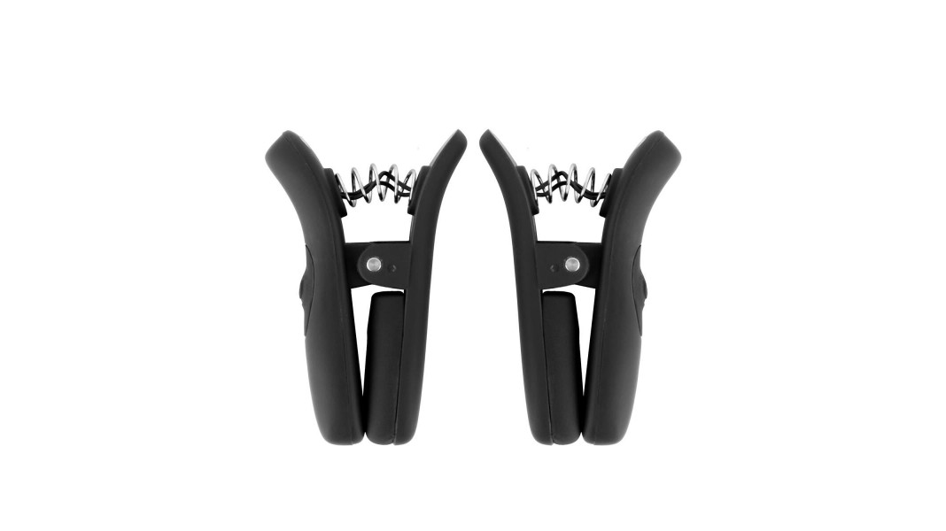 Затискачі для сосків з вібрацією Bedroom Fantasies Vibrating Nipple Clamps - Чорний