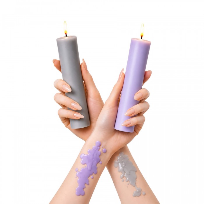 Свічка для WaxPlay Feral Feelings м'яка 15 см Світло-фіолетовий