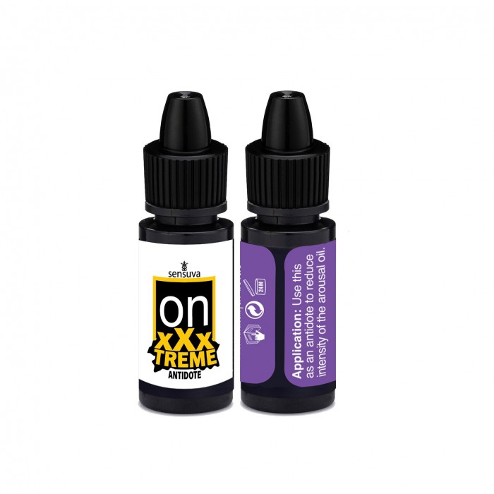 Збудливі краплі для клітора Sensuva On xXxTREME Arousal Oil (5 мл) with Antidote (5 мл)