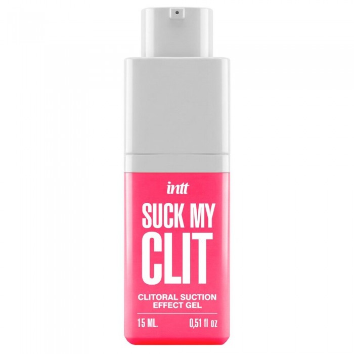 Гель для клітора з ефектом посмоктування Intt Suck My Clit Wild Strawberry (15 мл), полуниця
