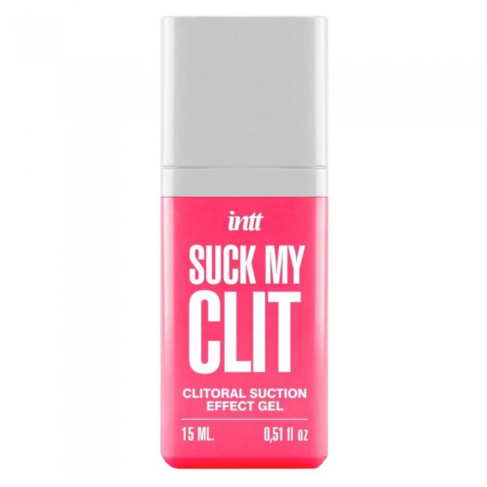 Гель для клітора з ефектом посмоктування Intt Suck My Clit Wild Strawberry (15 мл), полуниця