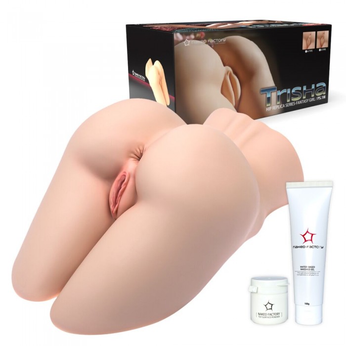 Реалістичний мастурбатор-напівторс Naked Factory TRISHA B TYPE, вагіна + анус