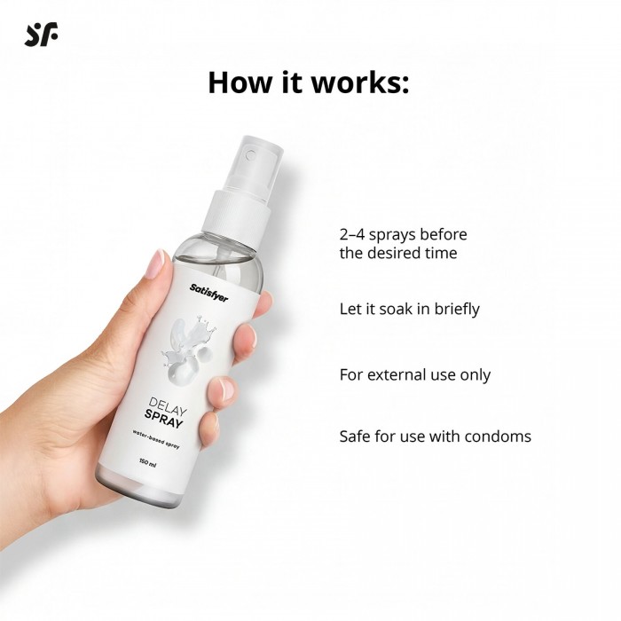 Пролонгатор для чоловіків Satisfyer Delay Spray, об'єм 150 мл