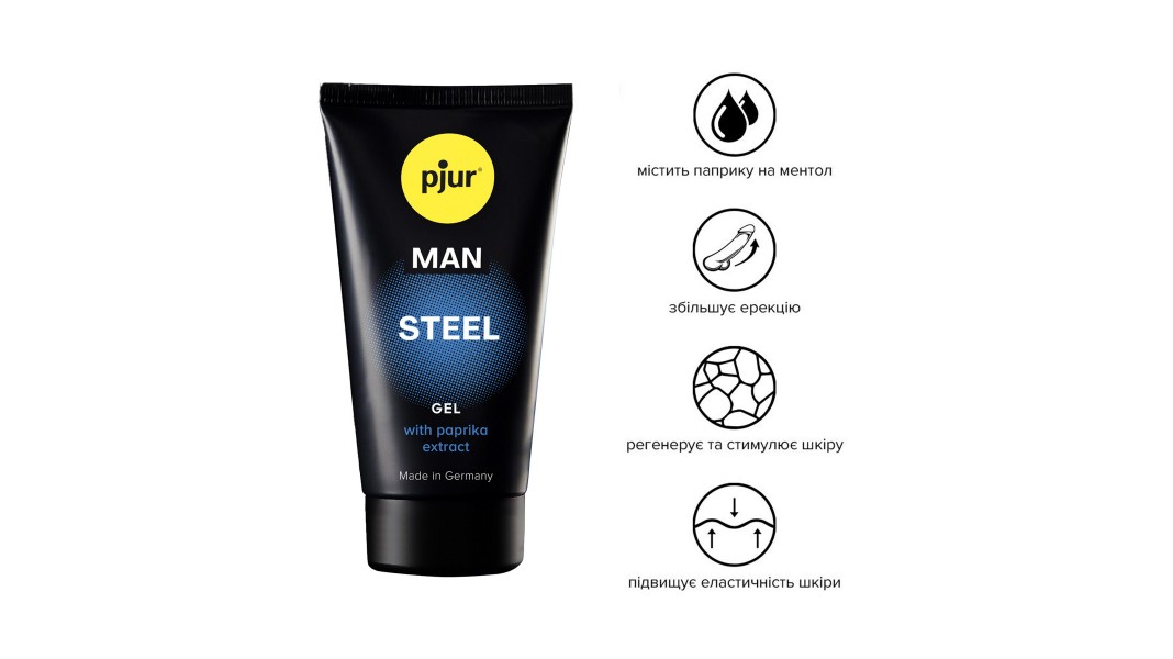 Гель для пеніса стимулюючий pjur MAN Steel Gel 50 ml