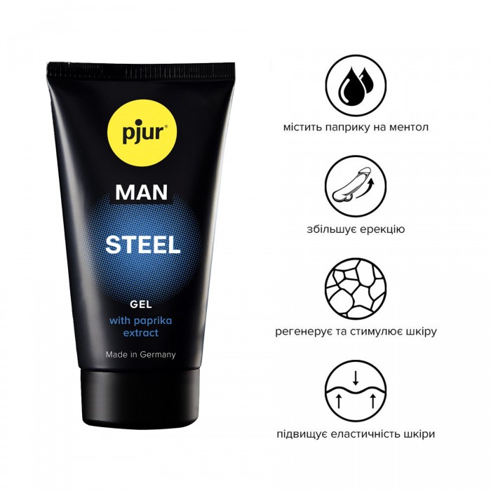 Гель для пеніса стимулюючий pjur MAN Steel Gel 50 ml