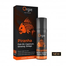 Крем для посилення ерекції Orgie Piranha 15 мл з жиром піранії