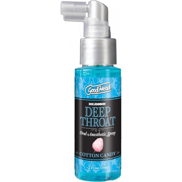 Спрей для глибокого мінету Doc Johnson GoodHead DeepThroat Spray – Cotton Candy 59 мл