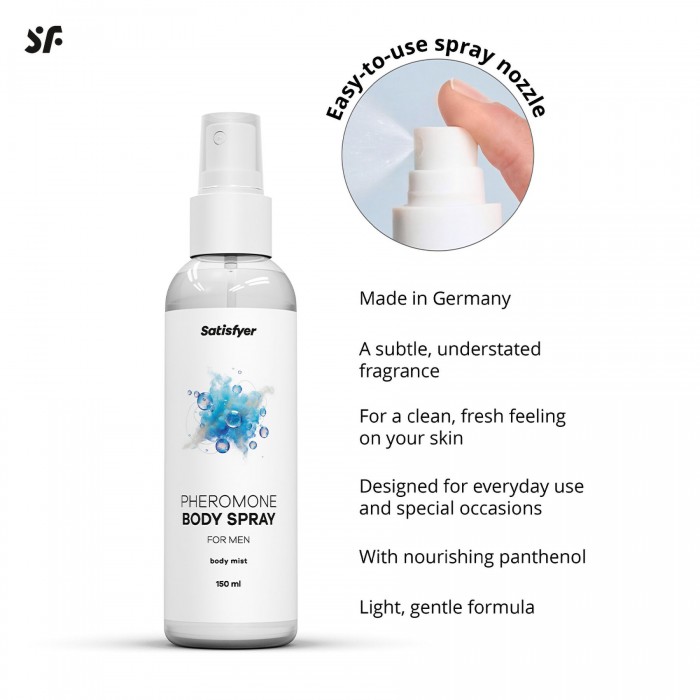Спрей для тіла з феромонами Satisfyer Pheromones Body Spray For Men 150 мл