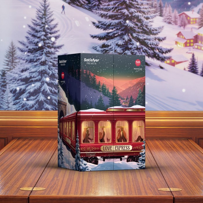 Подарунковий набір Satisfyer Love Express Premium Advent Calendar 2026, 24 сюрпризи