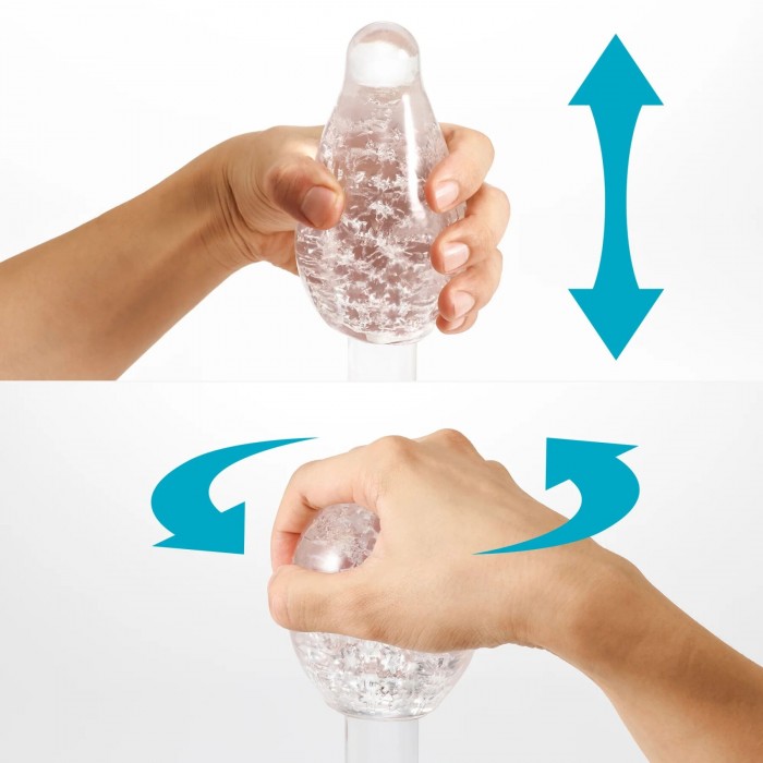 Нейтральний мастурбатор Tenga Geo Aqua Clear, ніжні хвилі
