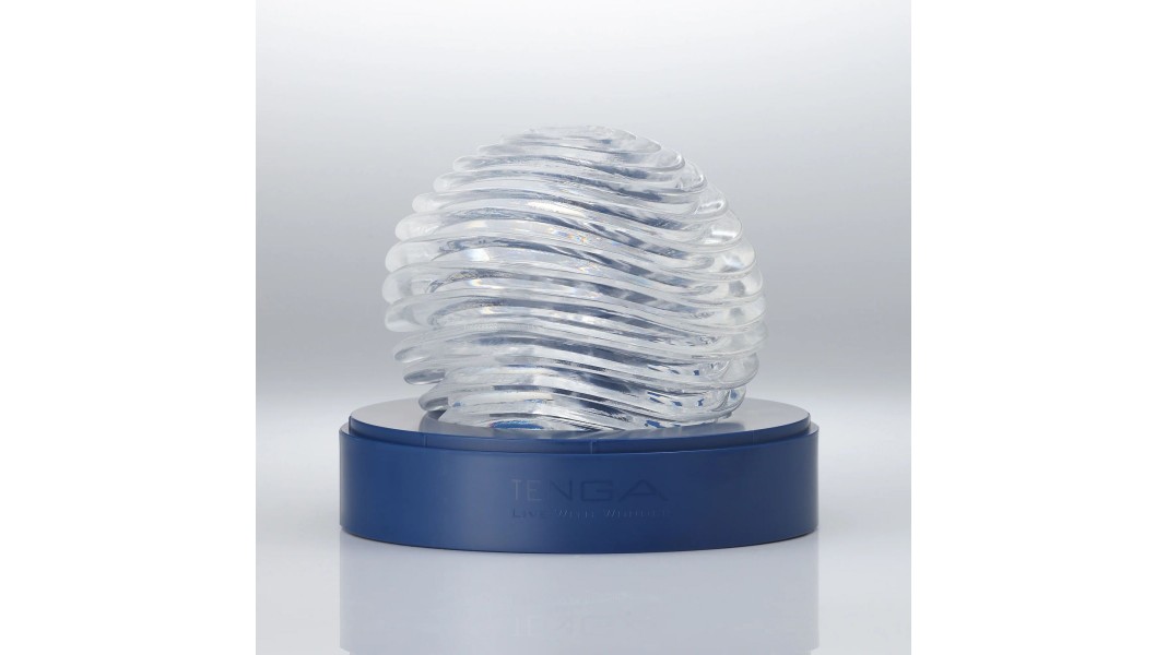 Нейтральний мастурбатор Tenga Geo Aqua Clear, ніжні хвилі