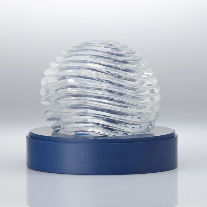 Нейтральний мастурбатор Tenga Geo Aqua Clear, ніжні хвилі