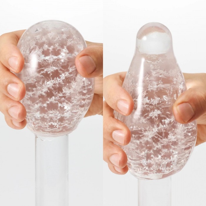 Нейтральний мастурбатор Tenga Geo Aqua Clear, ніжні хвилі