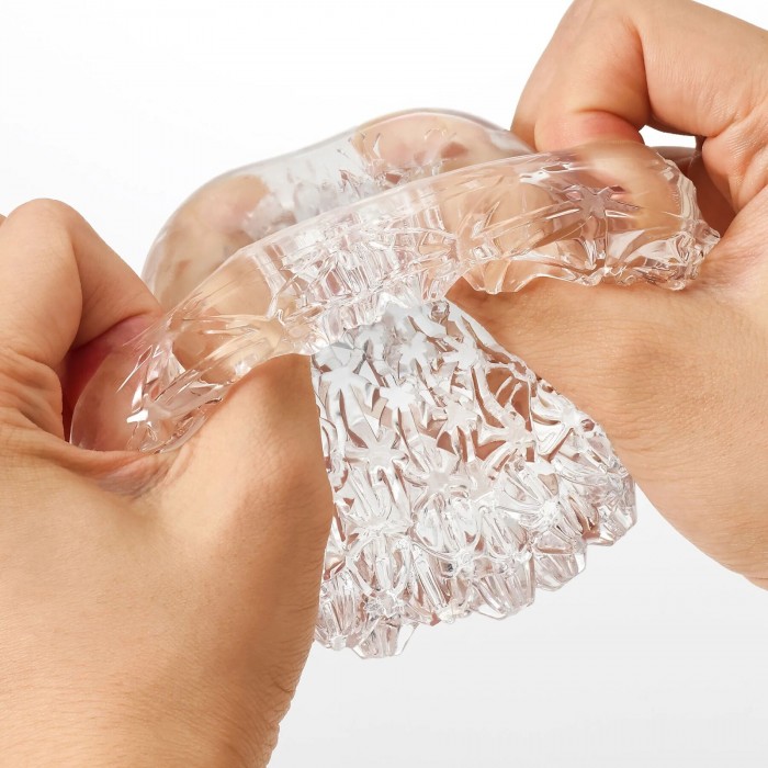 Нейтральний мастурбатор Tenga Geo Aqua Clear, ніжні хвилі