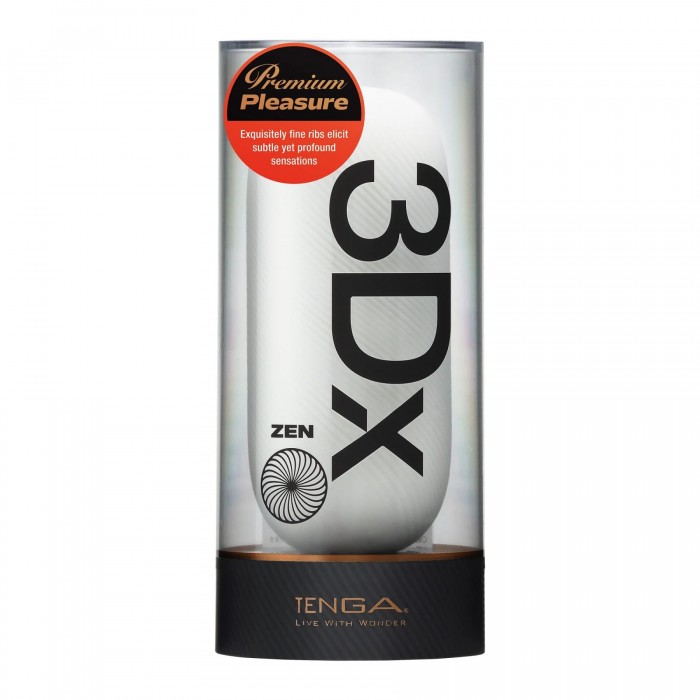 Нейтральний мастурбатор Tenga 3Dx Zen, дуже ніжний