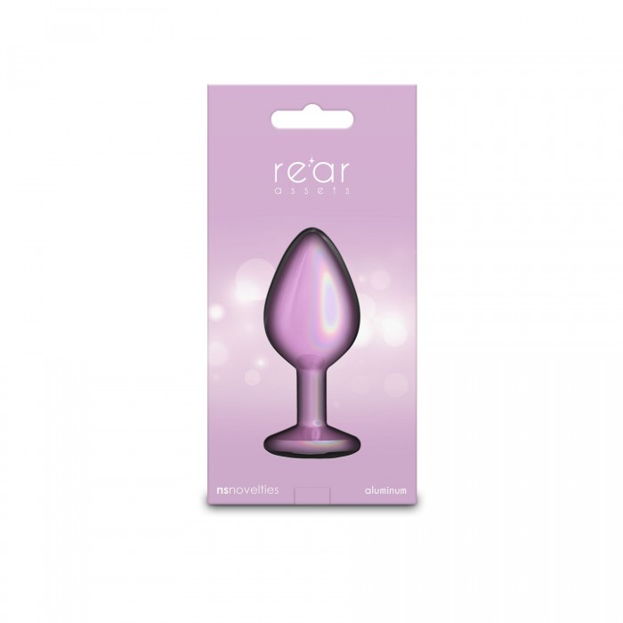 Анальная пробка NS Novelties Rear Assets - Iridescent Pink - размер M