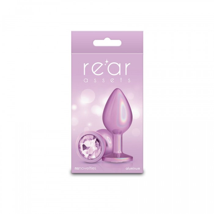Анальная пробка NS Novelties Rear Assets - Iridescent Pink - размер M