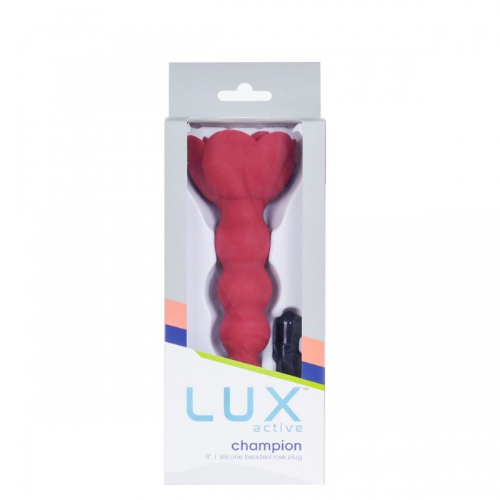 Анальний ланцюжок Lux Active з трояндою - Champion Rose