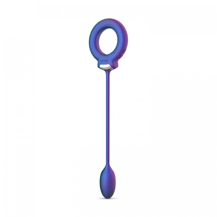 Ерекційне віброкільце з віброяйцем Hueman - Eclipse Anal Vibrator