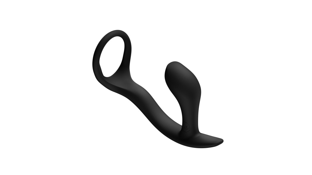 Анальна пробка Fun Factory Bootie Ring з ерекційним кільцем, Чорна