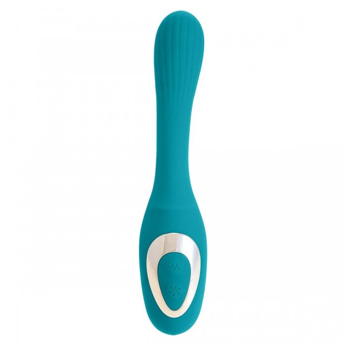 Вібратор для пар з вакуумною стимуляцією S Pleasures Dual Suction - Бірюзовий