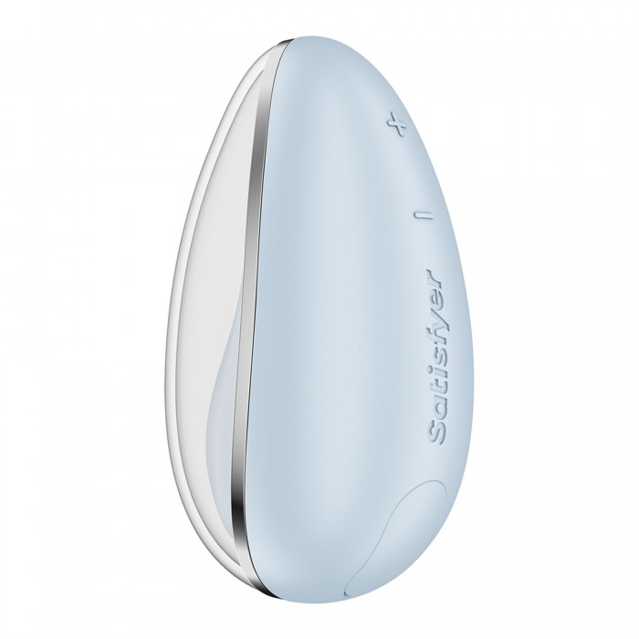 Кліторальний вібратор Satisfyer Drop To Go, Блакитний колір
