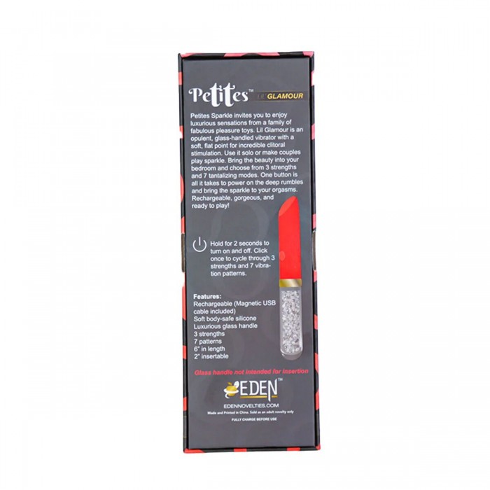 Мини-вибратор Petites Lil’ Glamour Vibrator - Красный