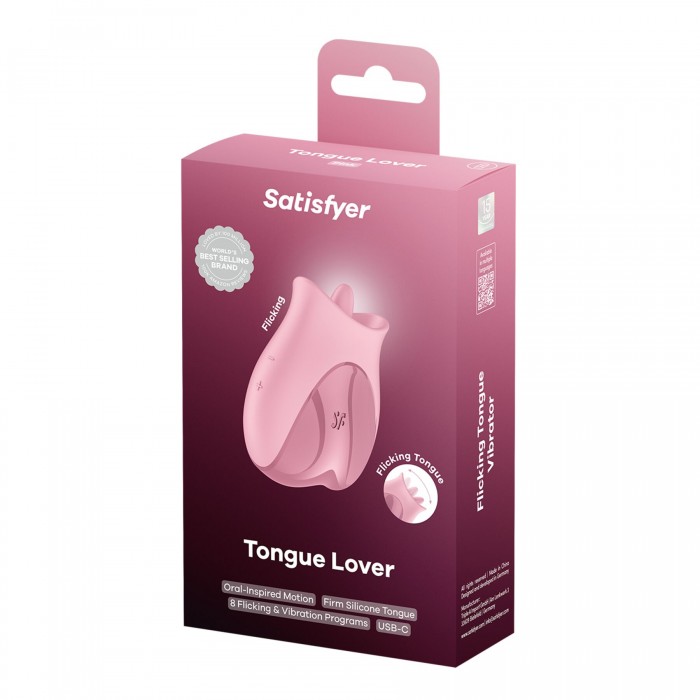 Вібростимулятор для клітора з язичком Satisfyer Tongue Lover, Рожевий