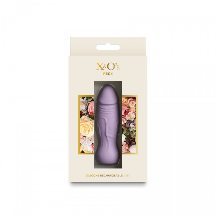 Минивибратор в лавандовом цвете NS Novelties X&O's - Peck