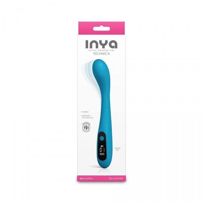 Вибратор для точки G NS Novelties INYA - Technica - Бирюзовый