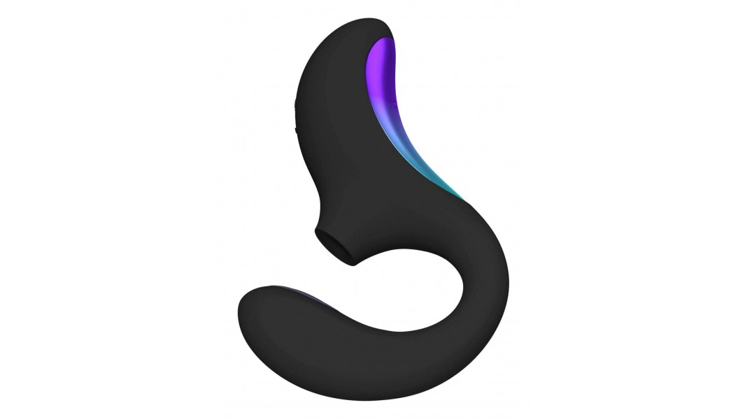 Кліторально-вагінальний звуковий стимулятор LELO Enigma Double Sonic Black