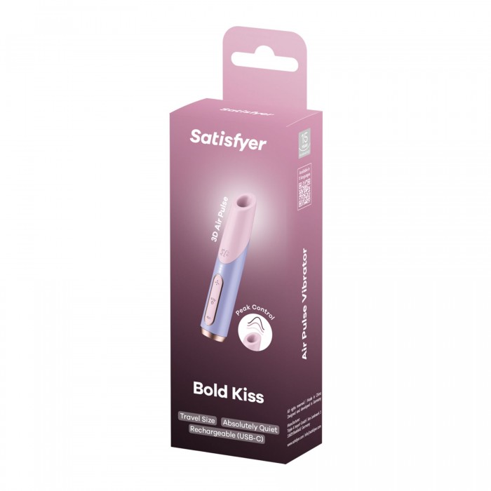 Вакуумний стимулятор Satisfyer Bold Kiss Violet
