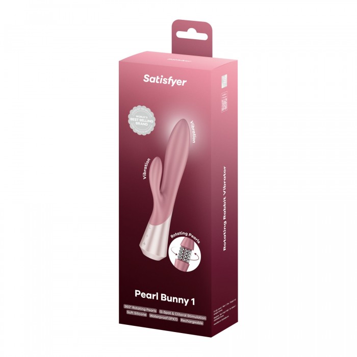 Вібратор-кролик Satisfyer Pearl Bunny 1, Рожевий колір