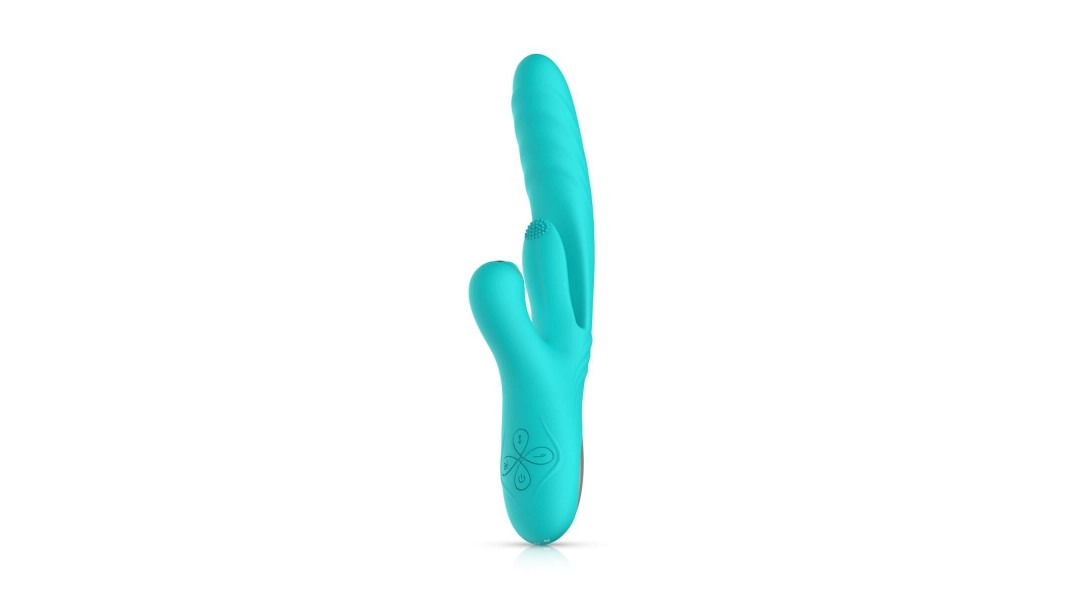 Вібратор-кролик Good Vibes Only - Lisa Thrusting Rabbit Vibrator with G-Spot Stimulator